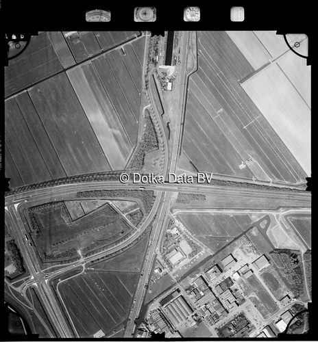 Luchtfoto Rotterdam uit de collectie Stichting Bodemsanering NS (SBNS)