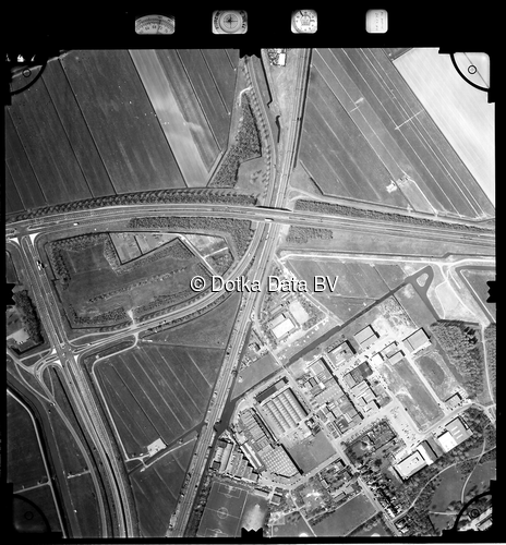 Luchtfoto Rotterdam uit de collectie Stichting Bodemsanering NS (SBNS)