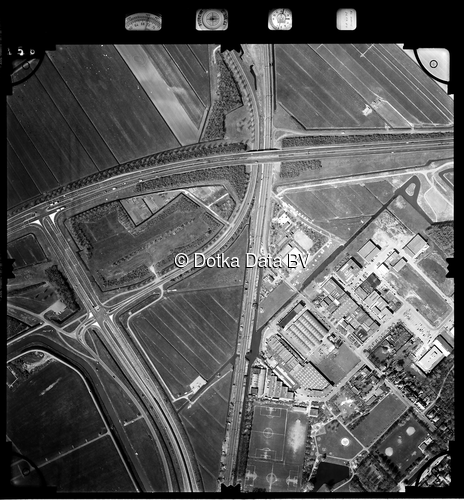 Luchtfoto Rotterdam uit de collectie Stichting Bodemsanering NS (SBNS)