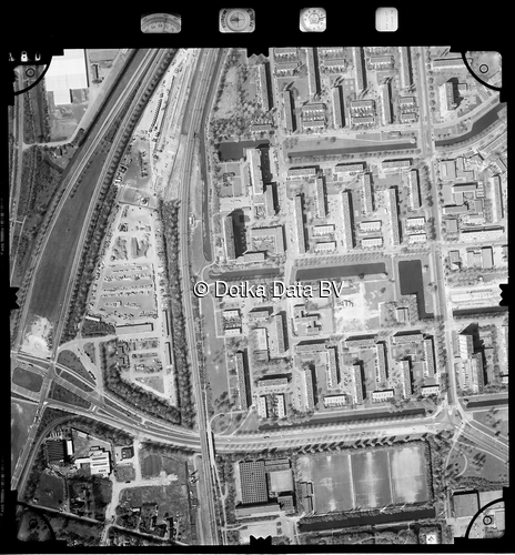 Luchtfoto Rotterdam uit de collectie Stichting Bodemsanering NS (SBNS)
