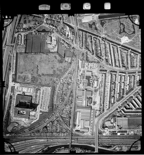 Luchtfoto Rotterdam uit de collectie Stichting Bodemsanering NS (SBNS)
