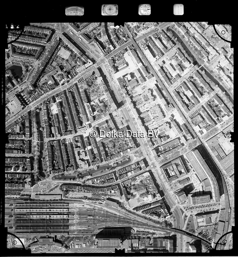 Luchtfoto Rotterdam uit de collectie Stichting Bodemsanering NS (SBNS)