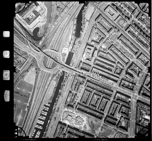 Luchtfoto Rotterdam uit de collectie Stichting Bodemsanering NS (SBNS)