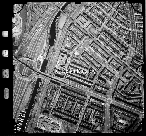 Luchtfoto Rotterdam uit de collectie Stichting Bodemsanering NS (SBNS)