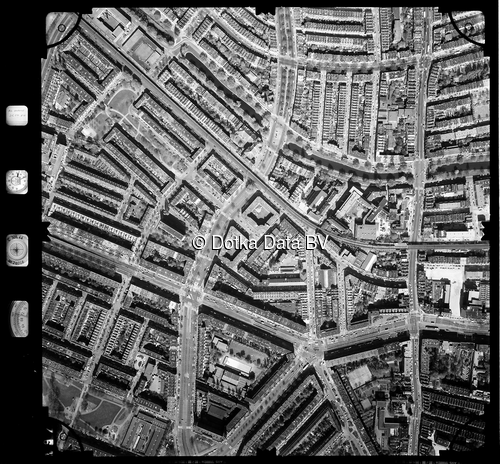 Luchtfoto Rotterdam uit de collectie Stichting Bodemsanering NS (SBNS)