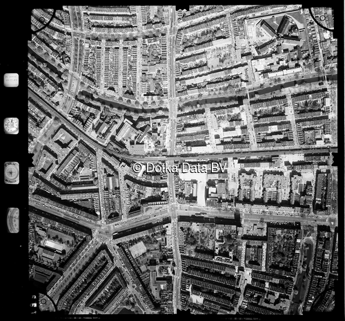 Luchtfoto Rotterdam uit de collectie Stichting Bodemsanering NS (SBNS)